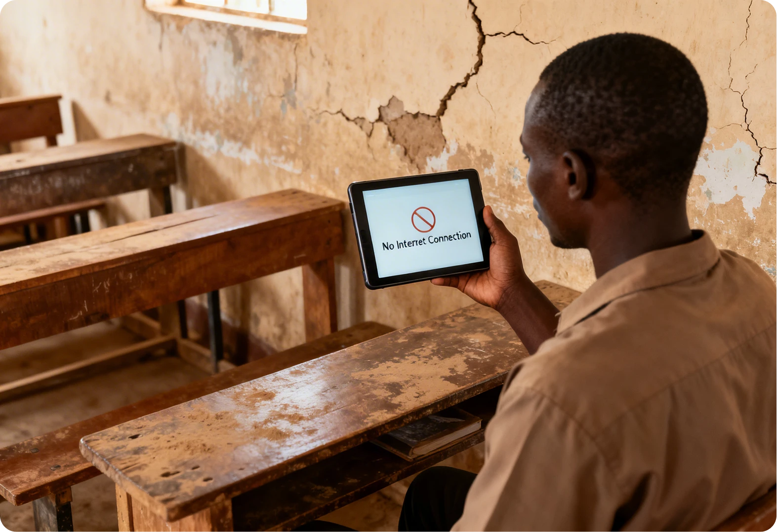 89% of schools in Sub-Saharan Africa lack internet connectivity